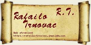 Rafailo Trnovac vizit kartica